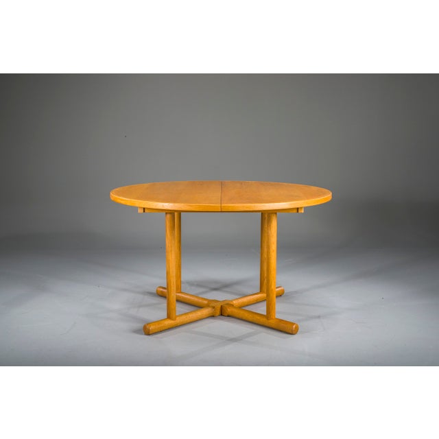1950s Danish Extendable Oak Dining Table by Kurt Østervig for Jason Møbler, 1950s For Sale - Image 5 of 18