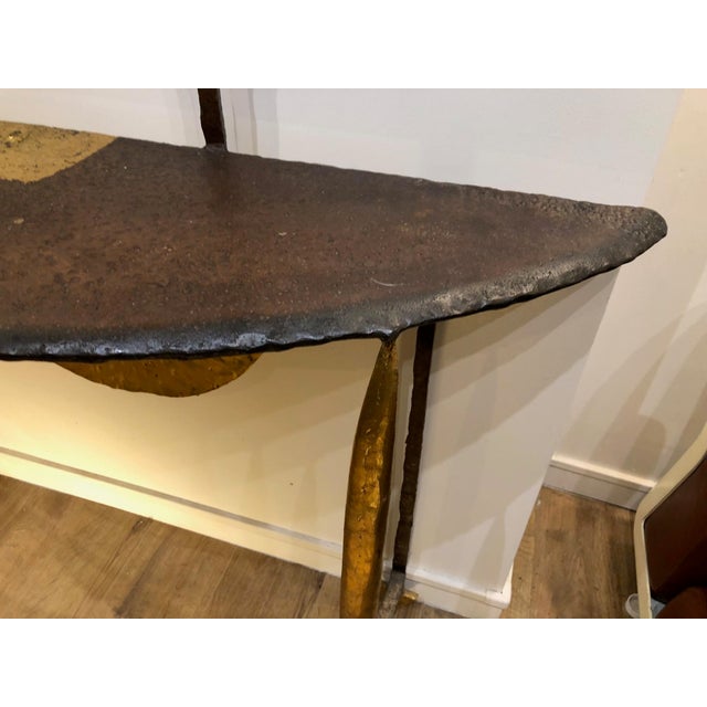 Sculptural Console by Jean Jacques Arguyerolle For Sale - Image 9 of 16