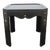 Vintage Hand Painted Gold Chinoiseries Square Side Table For Sale