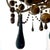 Wood Antique French Painted Wooden Bead and Iron Chandelier - 8 Lights For Sale - Image 7 of 10