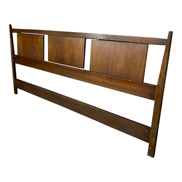Mid Century Modern King Size Headboard in the Style of Paul McCobb For Sale
