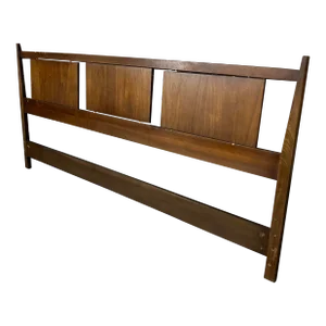 Mid Century Modern King Size Headboard in the Style of Paul McCobb