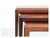 Mid-Century Scandinavian Modern Nesting Tables in Rosewood attributed to Johannes Andersen, 1960s, Set of 3 For Sale - Image 4 of 10