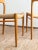Wood Set of Mid-Century Modern Danish Model 75 Chairs in Oak by Niels O. Møller for J.L. Mollers Møbelfabrik, 1950s For Sale - Image 7 of 18