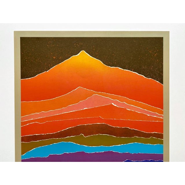 Arthur Secunda Vintage 1979 Mid Century Modern Lithograph