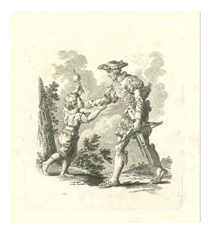 Thomas Holloway, William Tell, Original Etching, 1810