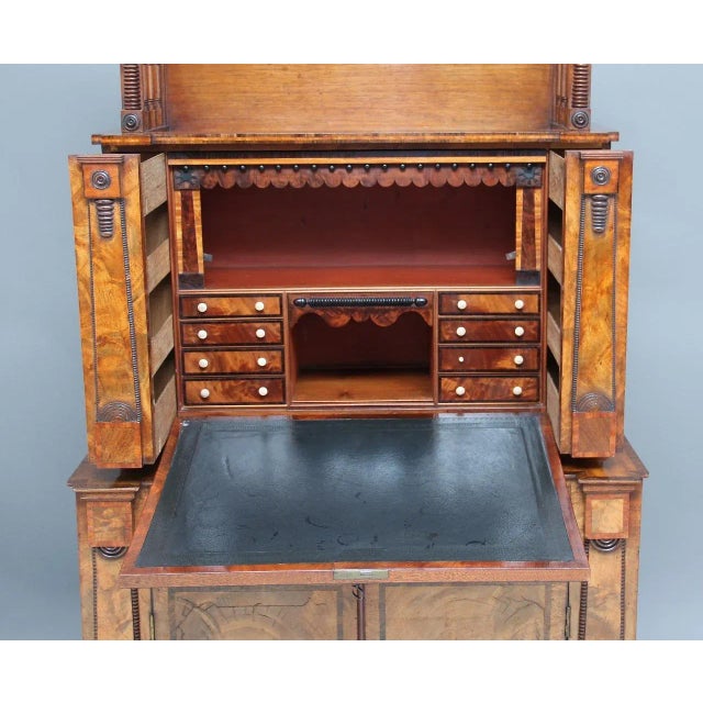 Mahogany Secretaire, 1830s For Sale - Image 5 of 18