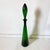 Empoli Empoli Genie Bottle Green XL 29" MCM Italian Art Glass Made in Italy Attributed For Sale - Image 4 of 12