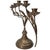French Art Nouveau Brass Lily Botanical Candelabra, 5-Light, Early 20th Century 15" For Sale In San Francisco - Image 6 of 10