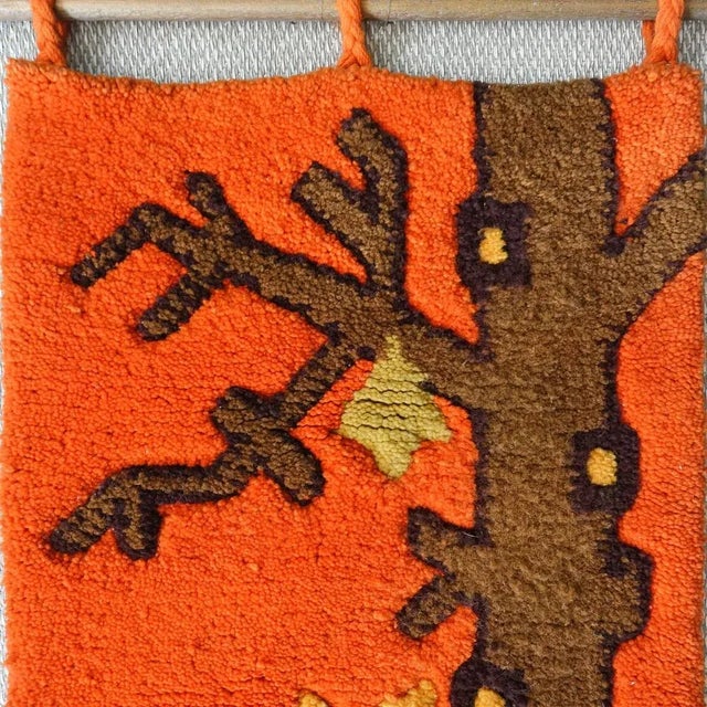 Textile Wall Rug Art Object, 1960s For Sale - Image 7 of 8