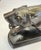 Dark Gray Vintage Horn Carving of a Ferocious Panther For Sale - Image 8 of 10