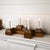 Add layered charm to your space with this Wooden Drawer Taper Candle Holder Set, where natural wood tones meet vintage-...
