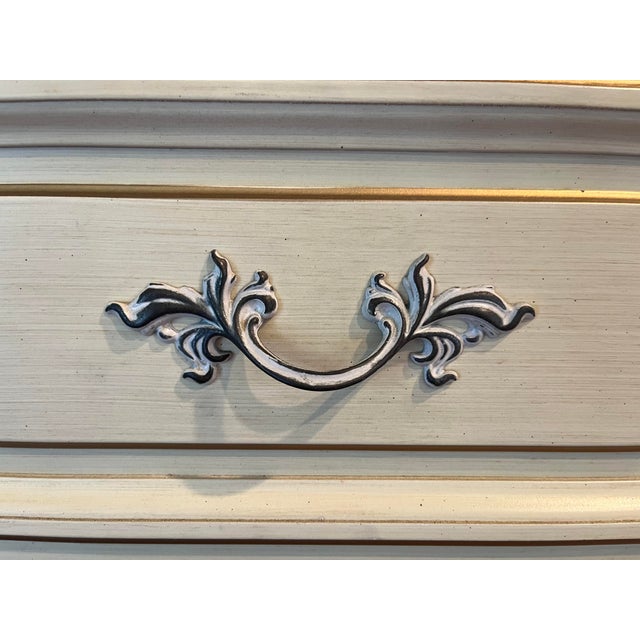 Vintage Henry Link French Country Provincial Tall 6-Drawer Dresser For Sale In Los Angeles - Image 6 of 8