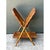 An extraordinary piece of mid-20th-century organic design, this vintage folding newspaper holder blends artisanal weave...