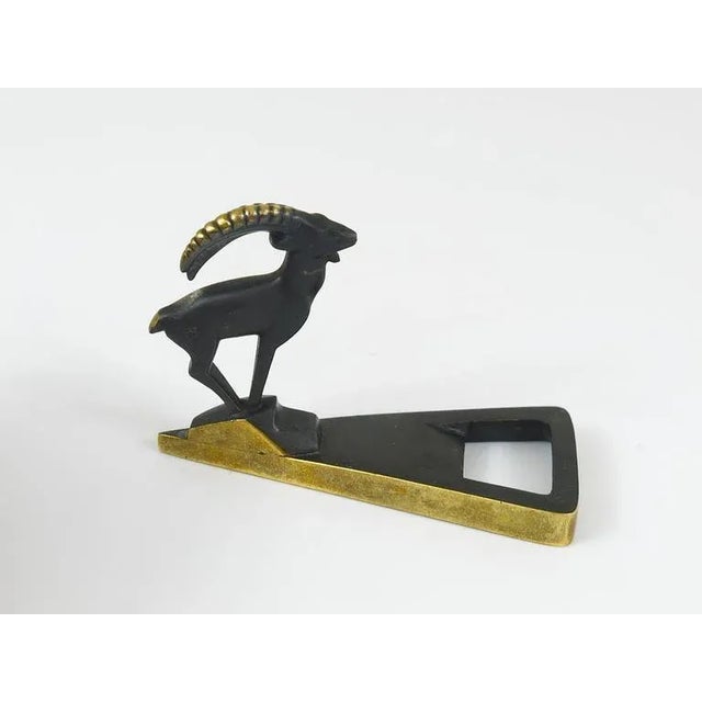 1950s Mid-Century Brass Capricorn Zodiac Bottle Opener from Hertha Baller, 1950s For Sale - Image 5 of 10