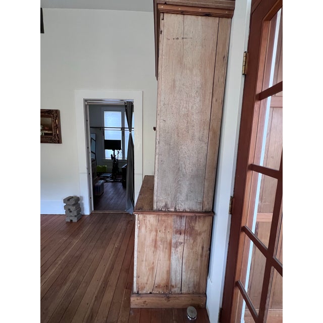 1865 French Pine Deux Corps Cupboard For Sale In Seattle - Image 6 of 9