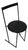 Chair by Emilio Nanni for Fly Line, 1980s For Sale