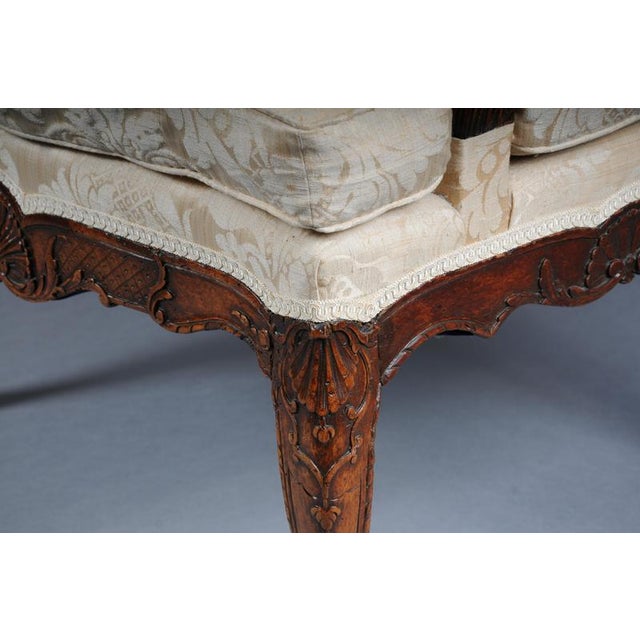20th Century Louis XV French Oak Armchair For Sale - Image 17 of 18