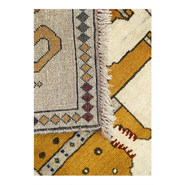 Traditional Pasargad DC Animal Pictorial Lion Hand Knotted Rug For Sale - Image 3 of 3