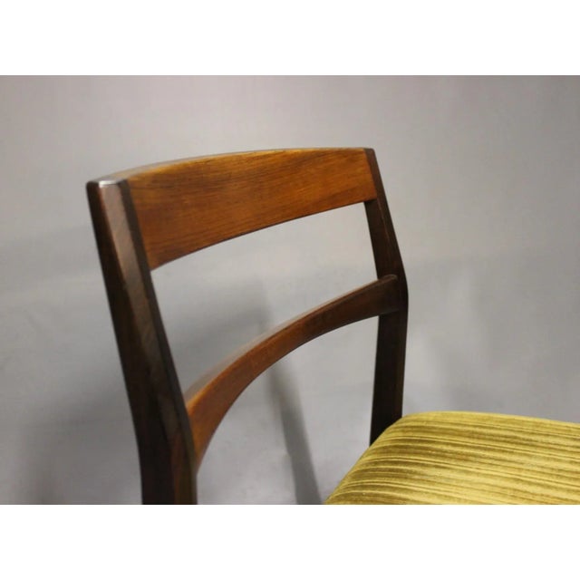 Brown Rosewood Dining Chairs by Arne Vodder, 1960s, Set of 4 For Sale - Image 8 of 10