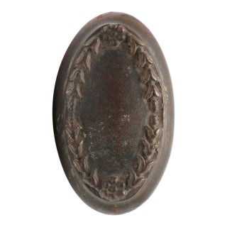 Antique Corbin Boston Bronze Oval Door Knob For Sale
