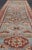 Antique Persian Serapi Runner, Light Blue and Rust Geometric Design 2'8" X 9'8" For Sale In Atlanta - Image 6 of 10