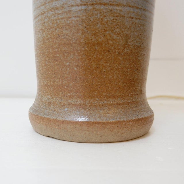 1980s Vintage Two-Tone Finish Ceramic Table Lamps, 1980s, Set of 2 For Sale - Image 5 of 12