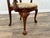 Vintage Queen Anne Burl Walnut Dining Chairs With Leopard Velvet Seats — Set of 8 For Sale - Image 12 of 18