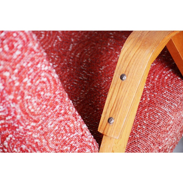 1950s Set of Mid-Century Armchairs attributed to Tatra Pravenec, 1950s For Sale - Image 5 of 14