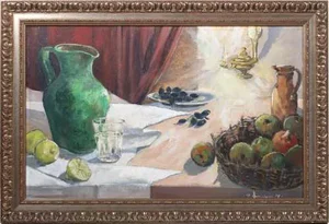 Henrique, Still Life, Oil on Platex