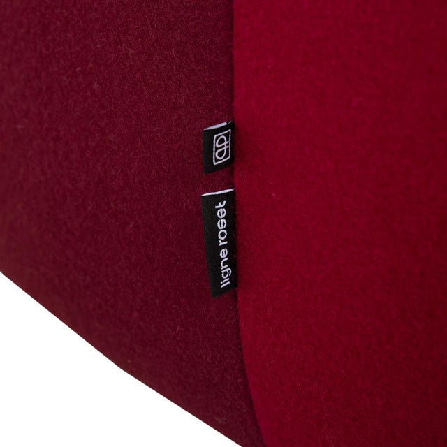 Pumpkin Fabric Chair in Red by Pierre Paulin for Ligne Roset For Sale - Image 9 of 14