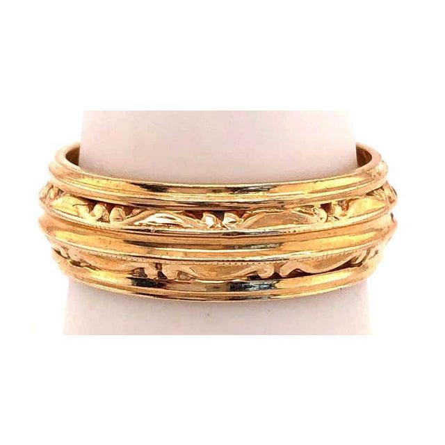 2010s 18 Karat Yellow Gold Wedding Ring / Band For Sale - Image 5 of 9