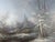 Vintage R. Scott Signed Winter Landscape Original Oil on Canvas, Framed For Sale - Image 4 of 18
