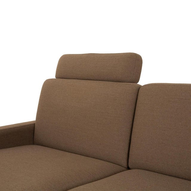 Textile Ego Corner Sofa in Brown Grey Fabric from Rolf Benz For Sale - Image 7 of 13