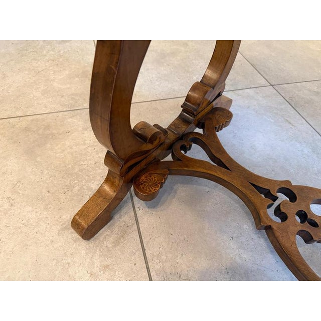 Antique Biedermeier Desk with Drawer For Sale - Image 13 of 18