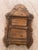 Wood Antique Italian Rococo Giltwood Mirror, Carved Scroll & Acanthus Crest For Sale - Image 7 of 9