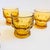 Mid-Century Modern Mid Century Georgian Amber Cordial Glasses - Set of 6 For Sale - Image 3 of 7