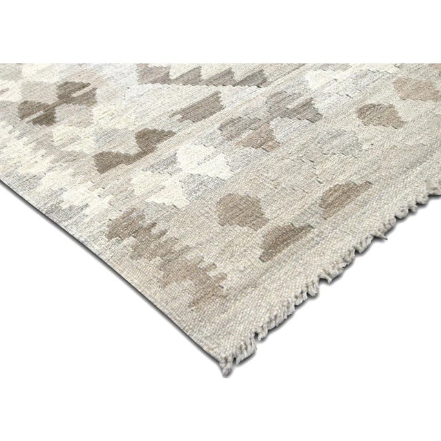 Contemporary Contemporary Afghan Kilim Rug For Sale - Image 3 of 6