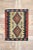 Tan Vintage Persian Shiraz Kilim Rug - 02'01 X 02'10 For Sale - Image 8 of 9