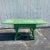 Kelly Green Painted French Farmhouse Extension Dining Table For Sale - Image 13 of 13