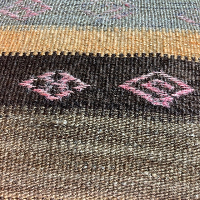 Vintage Turkish Handmade Cushion Cover, 1970s For Sale - Image 9 of 11