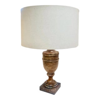 Italian Marble Urn Table Lamp For Sale
