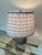 2020s Uttermost Mauve Ceramic Table Lamp With New Ballard Designs Isla Shade For Sale - Image 5 of 5