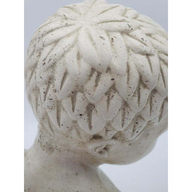 Ivory Paolo Marioni, Bust Sculpture, 1980s, Terracotta For Sale - Image 8 of 11