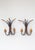 Italian Blue Metal Wall Sconces with Leaves and Ears of Wheat, 1980s, Set of 2 For Sale - Image 3 of 7