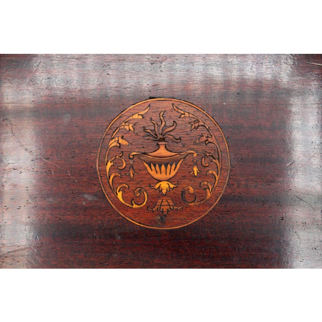 Traditional Late Victorian to Edwardian English Handled Circular Gallery Tray For Sale - Image 3 of 7