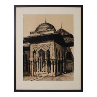Reverse Drawing of Moorish Architecture by Cathy Wiggs For Sale
