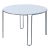 Andrew Belschner for Gf Business Equipment 710 Round Chrome Dining Table, 1975 For Sale
