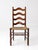 Vintage French Provincial Rush Seat Ladderback Chair For Sale - Image 14 of 14