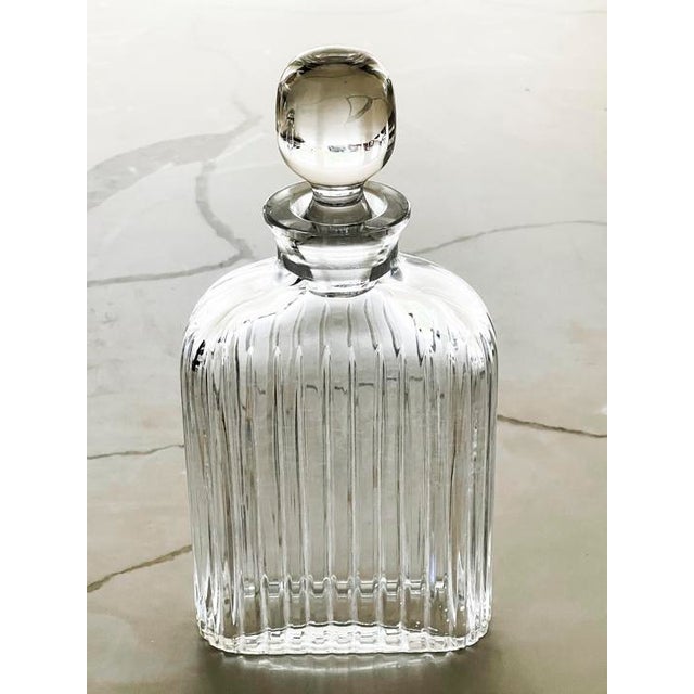 1990s Heavy Crystal Decanter For Sale - Image 4 of 11
